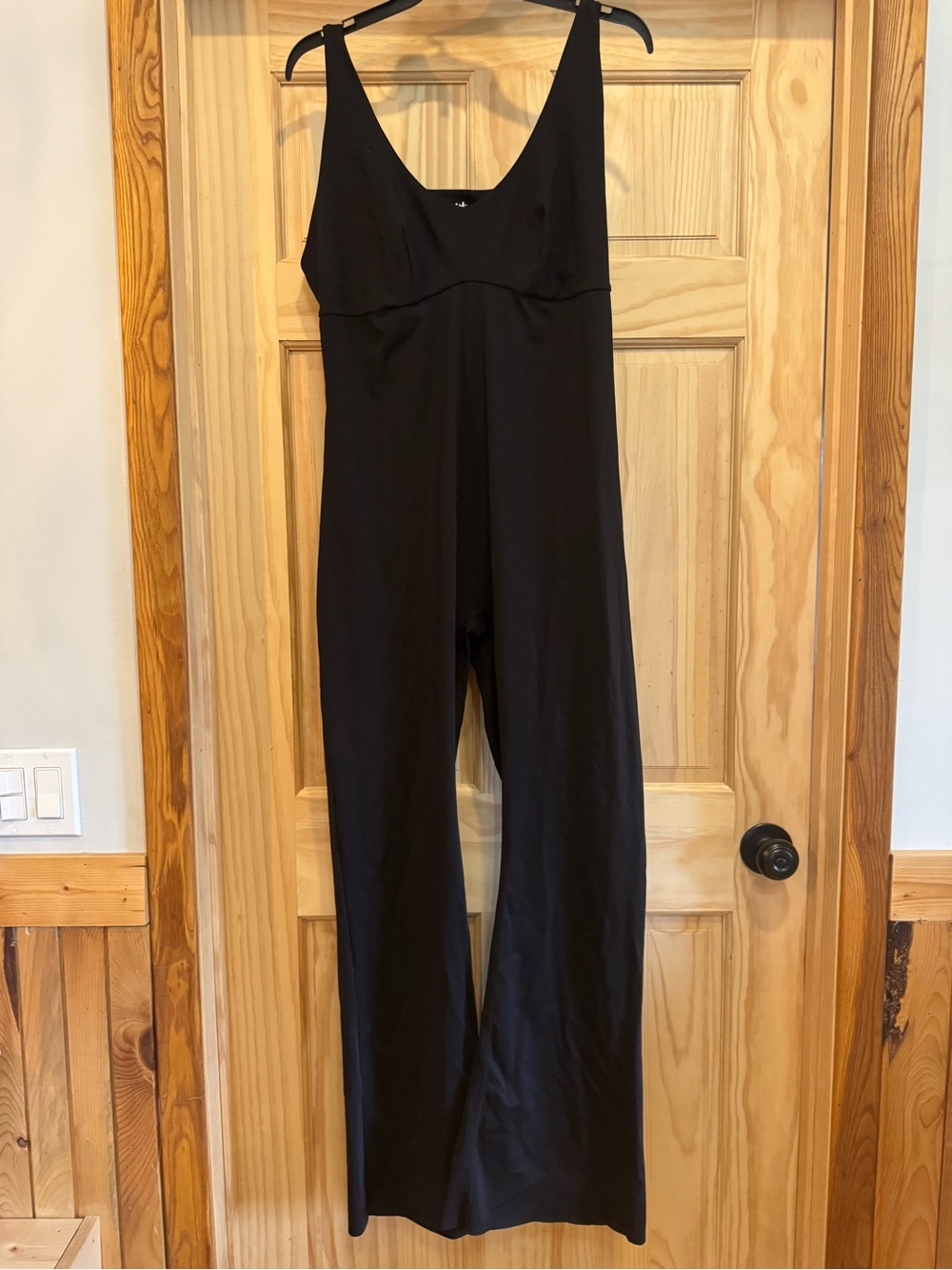 YITTY Black Scoop-Neck Jumpsuit Top